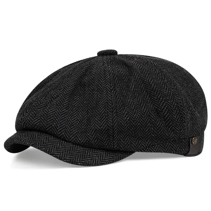 Bonés clássicos para homens, chapéu shelby