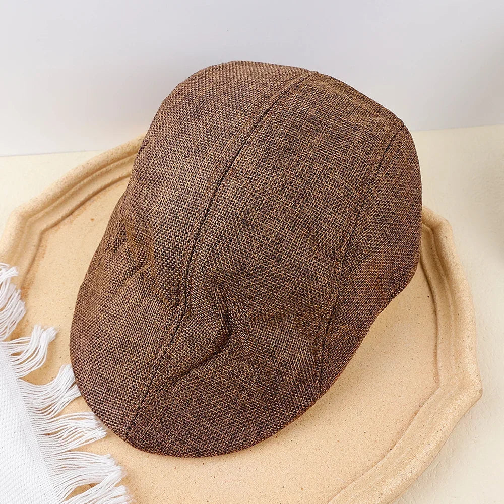 Boinas estilo moda masculina chapéus pico pintor